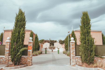 L'entrée de la résidence
